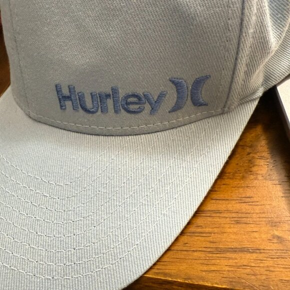 Hurley Hat Cap Stretch Blue FlexFit  NWOT - Picture 3 of 7